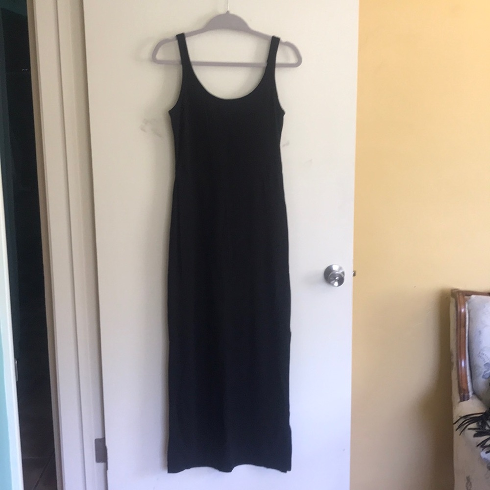 GAP black full length dress